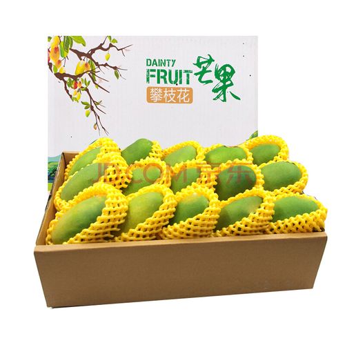 四川攀枝花小金煌芒果 2kg礼盒装 单果100g以上 新鲜水果礼盒