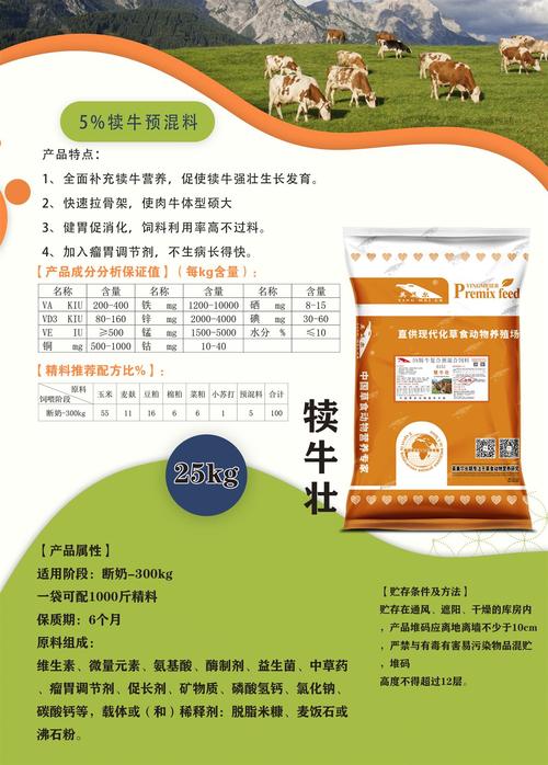 江西架子牛饲料配方表