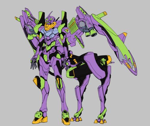 《eva》初号机的六种形态,你喜欢高跃蝗虫还是半兽骑士