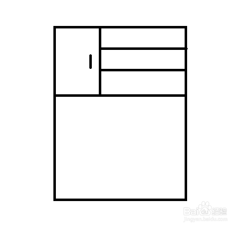 柜子素材简笔画