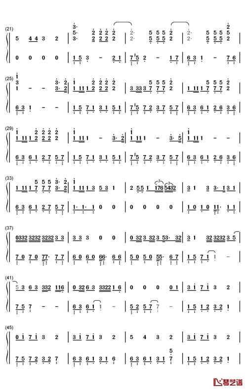 wheels on the bus钢琴简谱-数字双手-melanie martinez