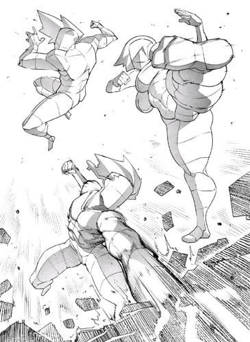 【绘画素材】人物大透视动态练习,相信你需要用到