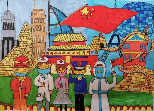 《伟大的祖国》东山区蔬园乡中心小学赵千淇11岁