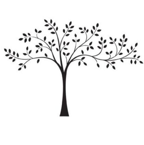 有一棵树埋在土里的简笔画