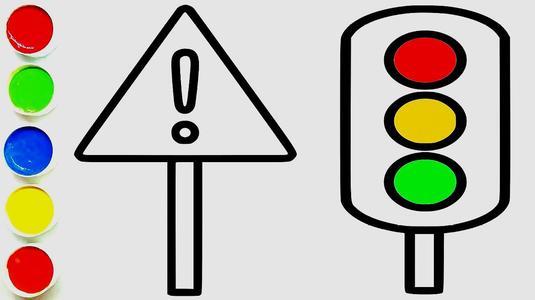 交通安全简笔画交通安全简笔画儿童简笔画