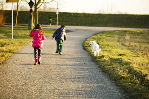 兄妹俩在踩小摔炮,jax领头跑向妇女儿童团的团长,哈哈
