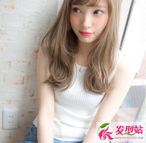 小清新亚麻色染发 日系甜美少女范发色合集