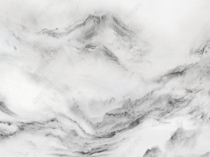 花纹图案大理石纹中式水墨山水画江山如画石材花纹图案家居数码图案