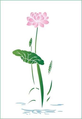 简单荷花绘画图片小学生荷花的绘画图片有哪些