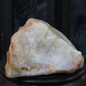 寿山石 芙蓉石料原石 书法篆刻练习文房摆件创意装饰古玩收藏杂项