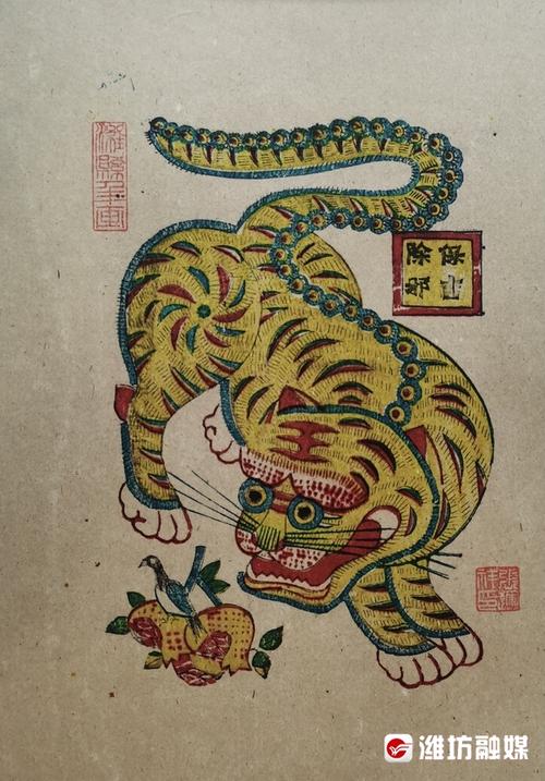 祈福纳吉祥老虎年画来啦