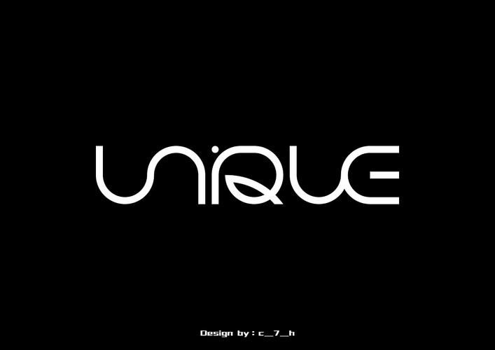 unique——黑底