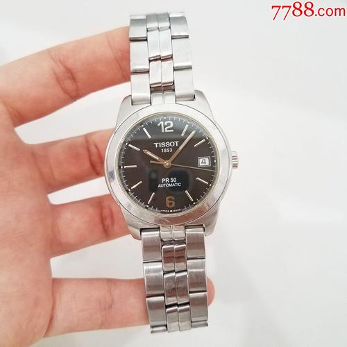 瑞士天梭pr50自动机械男表【2824-2机芯】【能走时,日历好使】