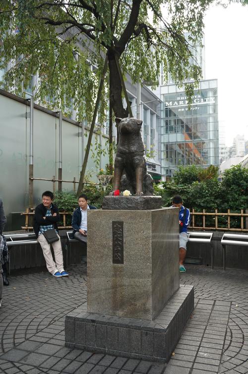 涉谷标志物,八公犬像 涩谷