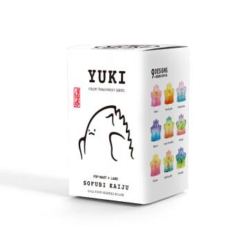 popmart泡泡玛特 yuki盲盒彩色透明系列手办娃娃七夕情人节礼物 yuki