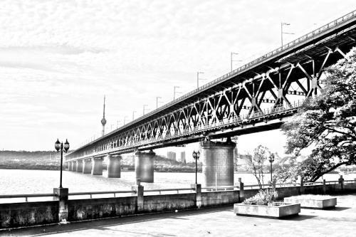 长江大桥简笔画武汉