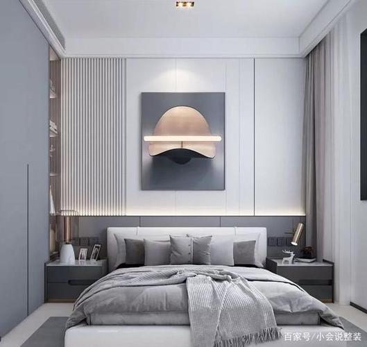 卧室床头背景墙别再刷白墙了,学着这样装,高级十倍!