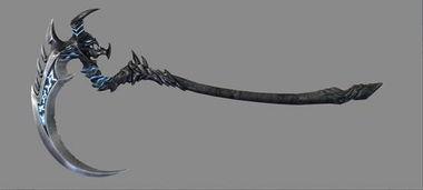 逆战死神镰刀简笔画