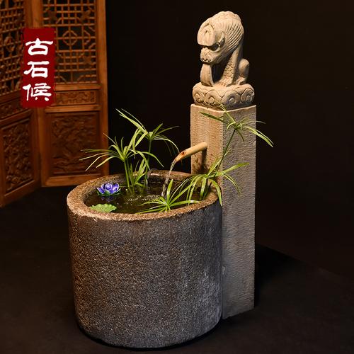 民间老石槽花盆青石鱼缸青石槽石盆牛槽流水景观庭院青石缸洗手池