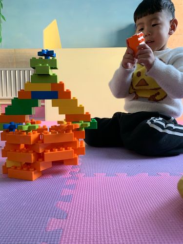 文化大院幼儿园中二班的乐高课《小红帽》