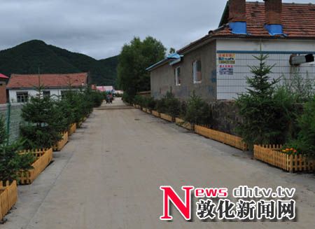 江源镇马号西村巷路景观