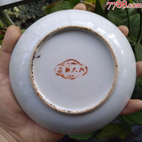 保真古董陶瓷器民国名家粉彩仕女盘一对全品古代人物瓷盘包老