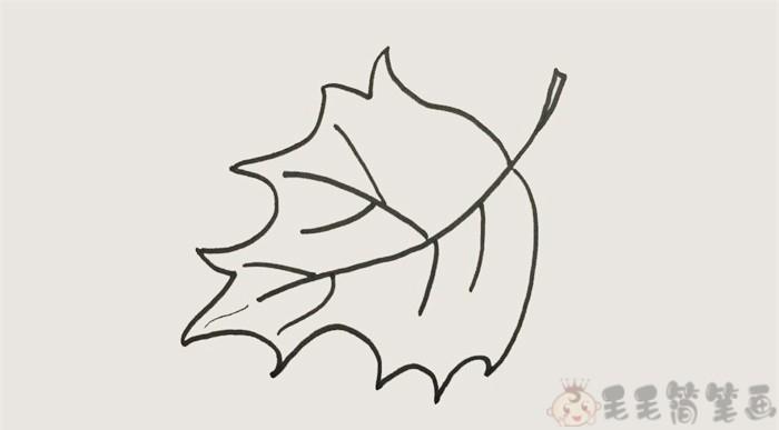 秋叶简笔画秋天的落叶儿童画