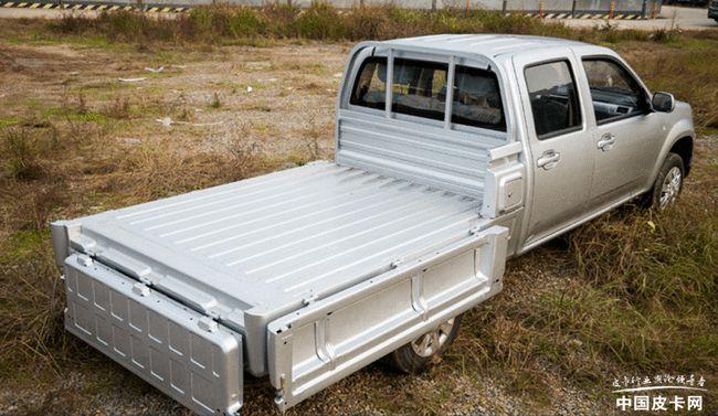 长货箱三面全开这些双排皮卡货箱超2米