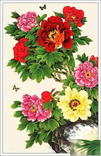 国色天香,花开富贵!国画牡丹180幅,美醉了,大饱眼福!