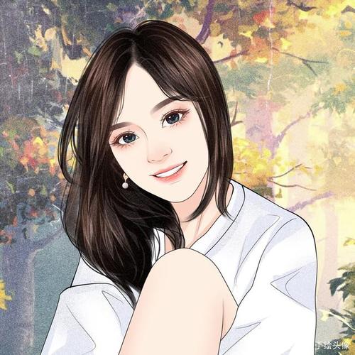 女生名媛气质漫画头像,你喜欢这样的自己吗?