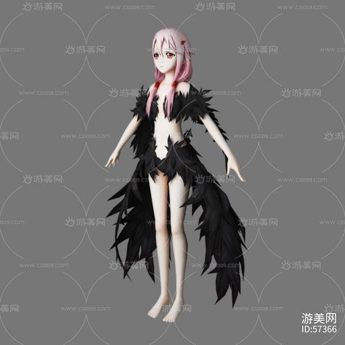 罪恶王冠—楪祈—黑羽装