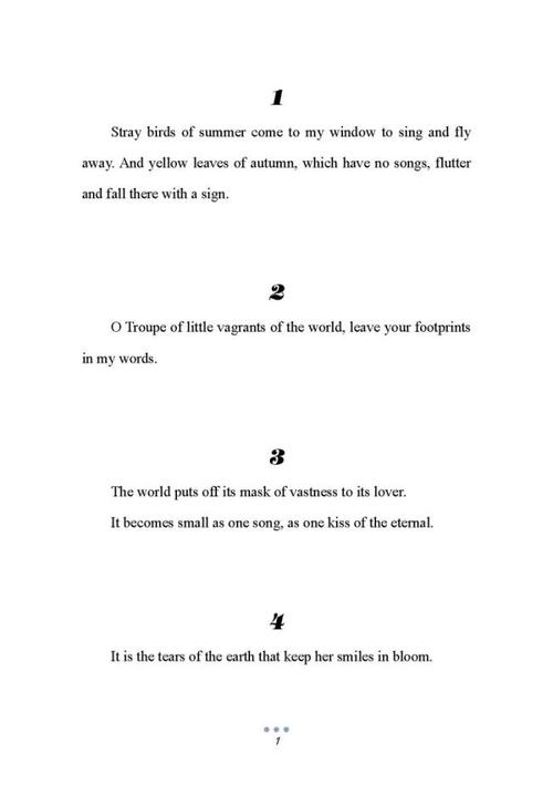 飞鸟集(中英双语对照版 赠纯英文版)