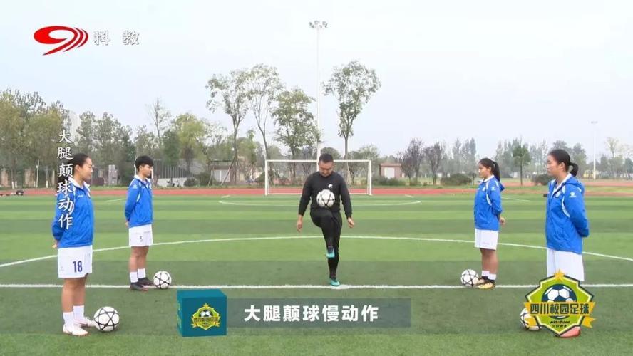 用大腿前部击球的正下方,完成颠球动作.                   知识