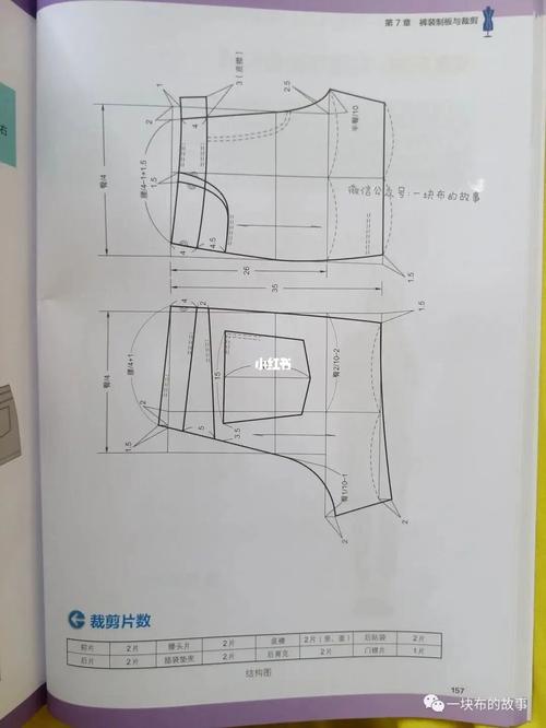 实用女裤裁剪图_女裤_兴趣爱好_手工
