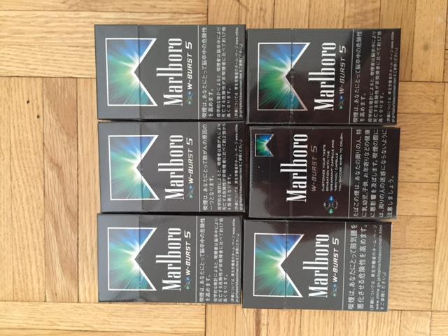 万宝路双爆珠 六包 购于日本成田机场 20刀求带走