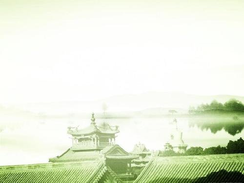 中国古建筑ppt模板