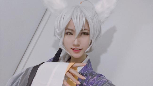 阴阳师手游:妹子妖狐逐月照君cos试妆,不是正片都这么好看吗?