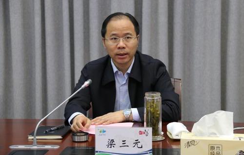 县委书记梁三元出席会议并讲话.副县长董清主持会议.