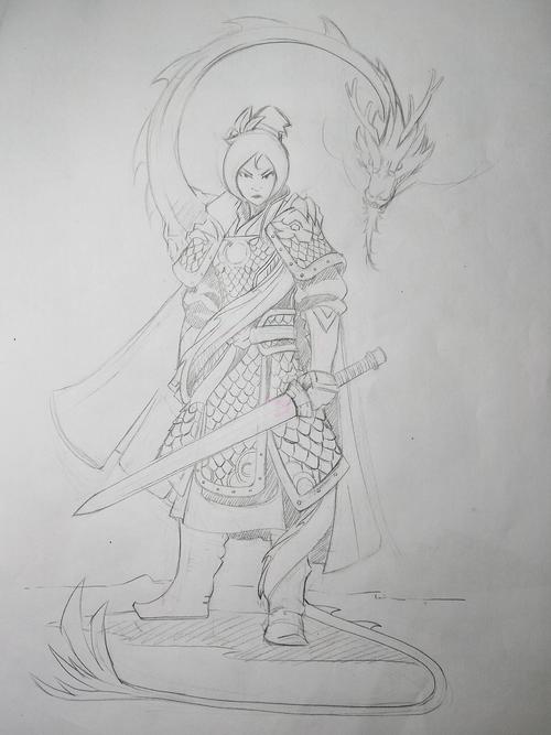马克笔花木兰|插画|创作习作|我就是个画渣 - 临摹