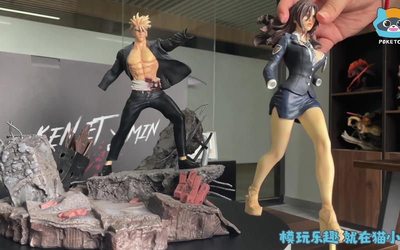 kitsunestatue最强不良传说北野坚与吉泽佑美16雕像组装视频