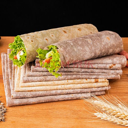 5折 黑全麦卷饼薄单饼早餐山东饼皮原味粗粮主食 黑全麦卷饼【30张】3