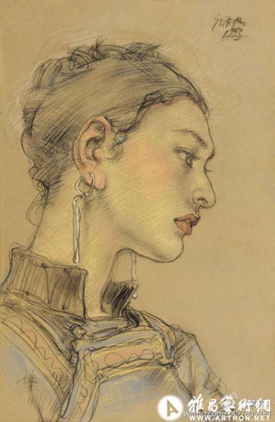 庞茂琨的素描作品