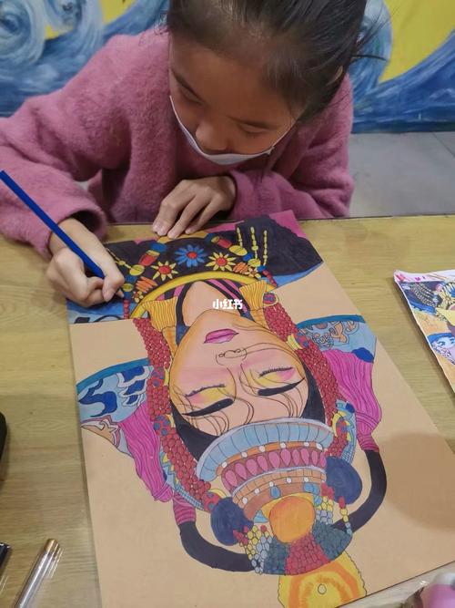 孩子们细节刻画到位,12岁左右_儿童画_绘画_儿童画_母婴_早教