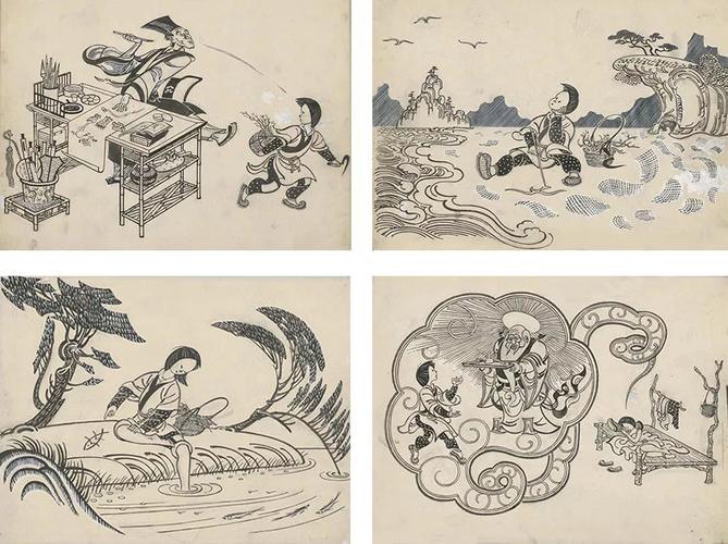 1955年《神笔马良》第1至4回