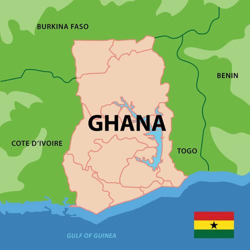 加纳地图