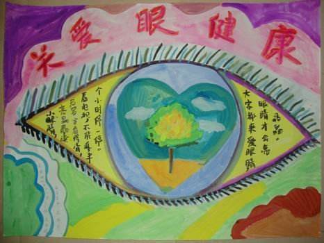 全国爱眼日手抄报简单漂亮