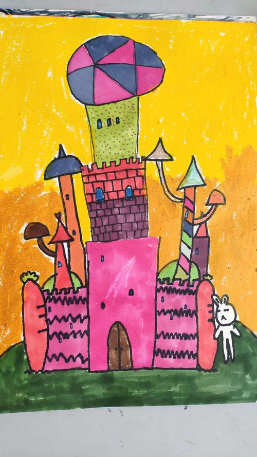 一(6)班《漂亮的童话城堡》优秀作品