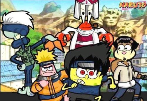 海绵宝宝:以为我们只能变成三大将?开玩笑,我们可以变成任何人