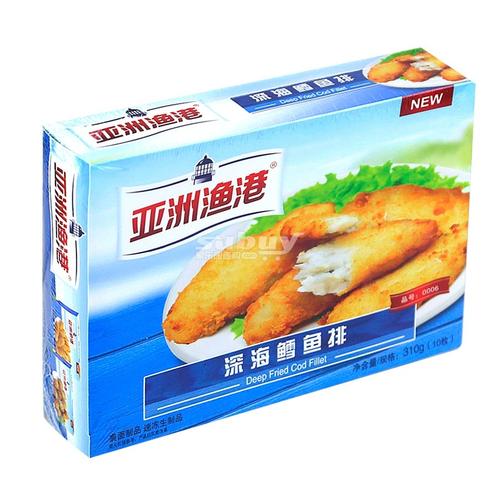 亚洲渔港深海鳕鱼排310g