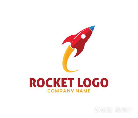 火箭超前技术发射矢量标志设计
